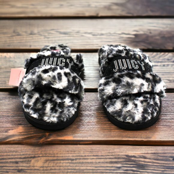 Juicy Couture Shoes - Juicy Couture Halo Women's Faux-Fur Slippers